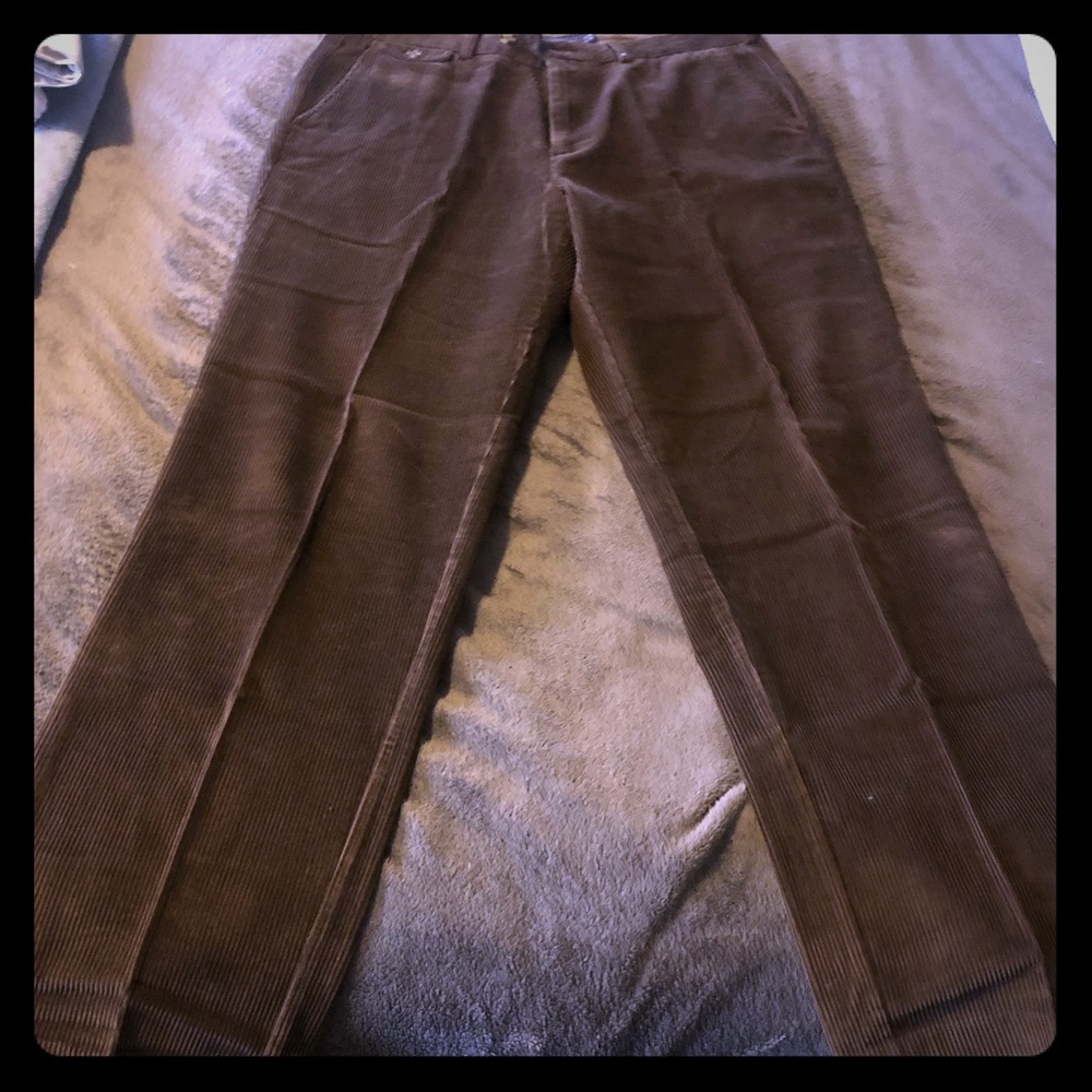 Brown corduroy